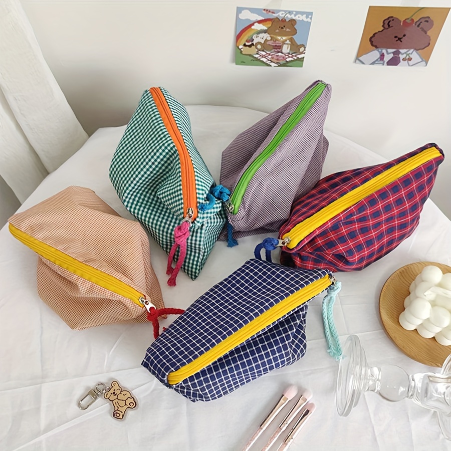Women Bags For Sale - Borsa per trucco scozzese da donna