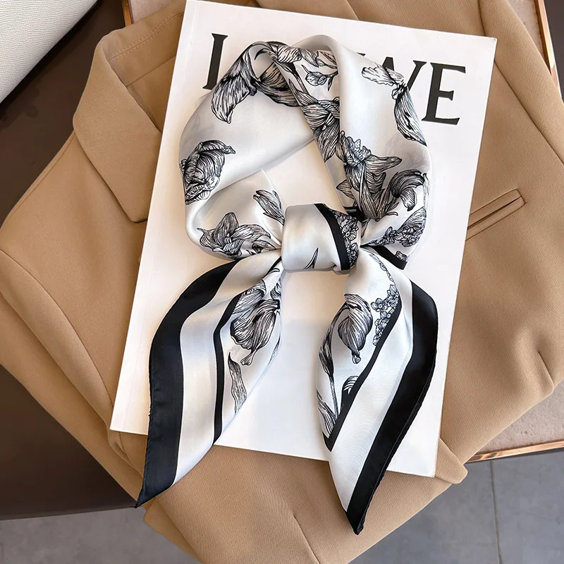 Women Bags Online - 70*70cm sciarpa quadrata di seta con