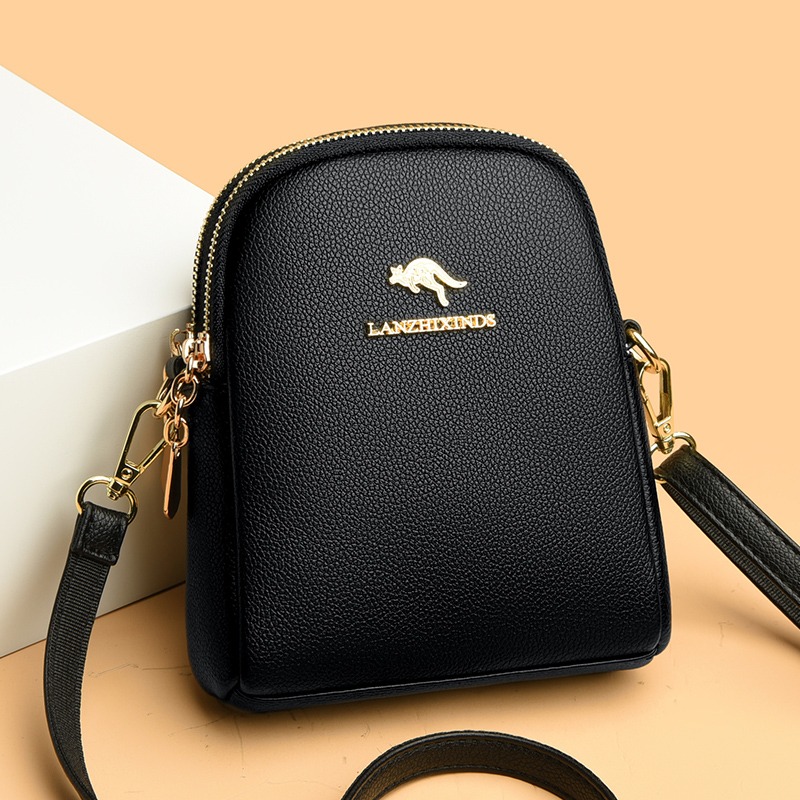 Women Bags For Sale - Moda tinta unita cerniera versatili zaini