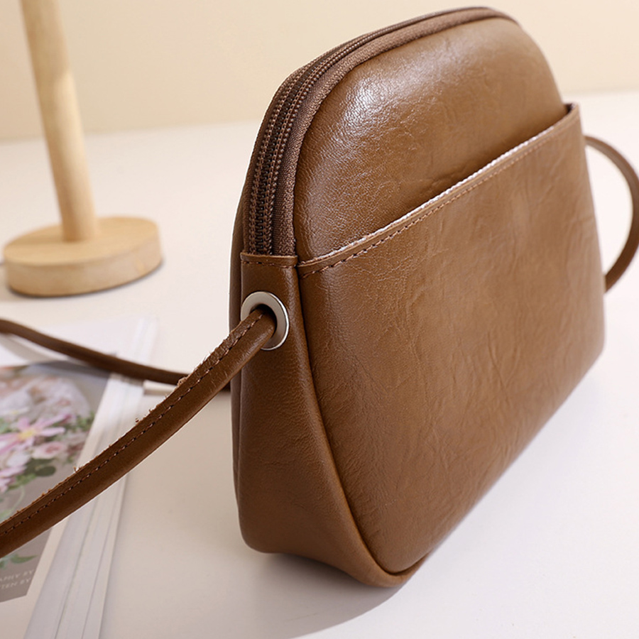 Borsa rotonda piccola in morbi - Women Bags Zip recensione e prezzo