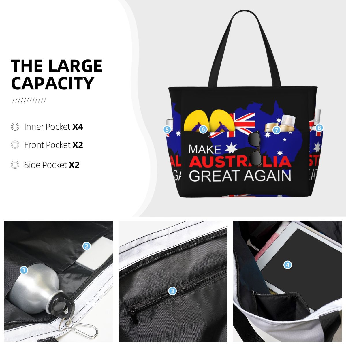 Borsa da spiaggia Make Austral - Women Bags In Australia recensione e prezzo