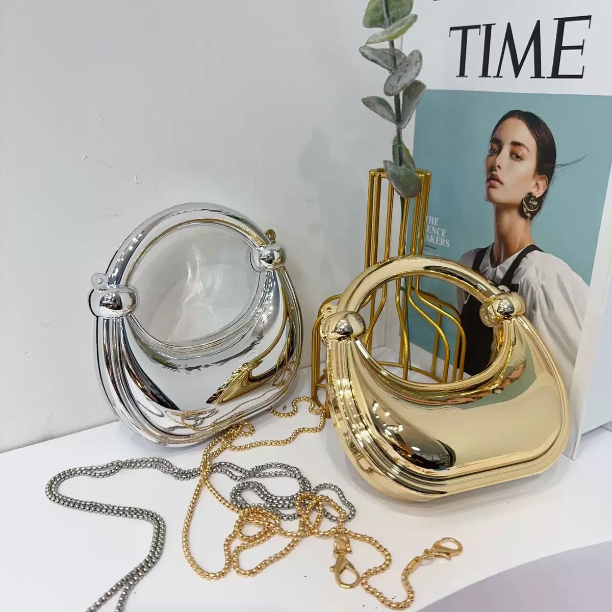 Mini borsa da sera dorata Bors - Women Bags Online recensione e prezzo
